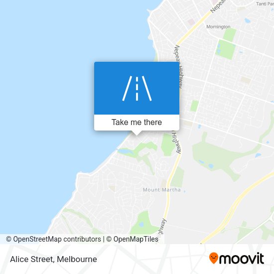 Alice Street map
