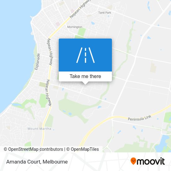 Amanda Court map