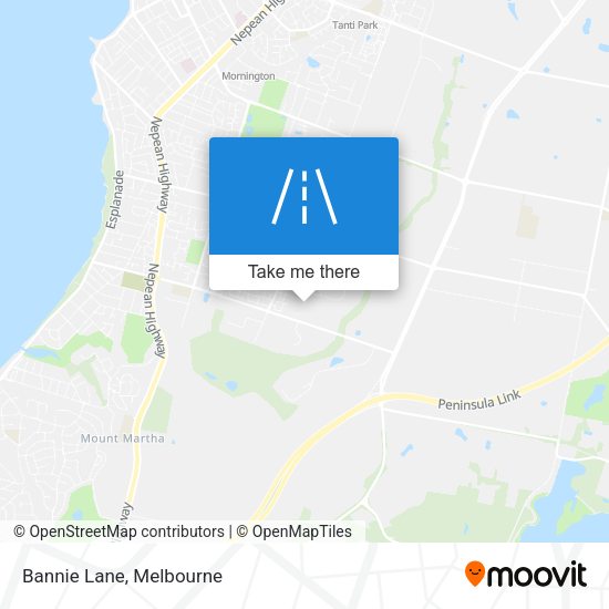 Bannie Lane map