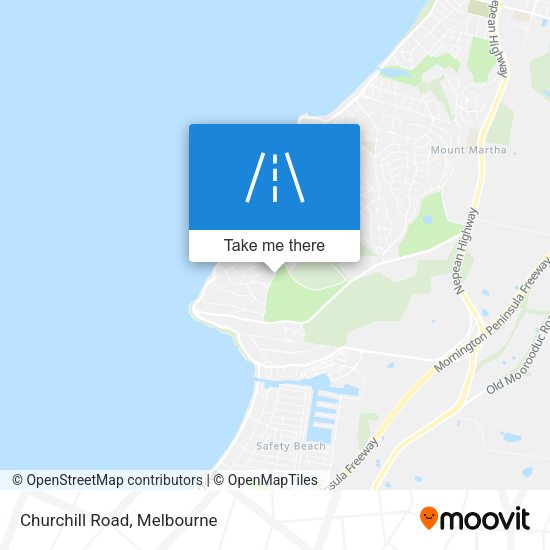 Churchill Road map