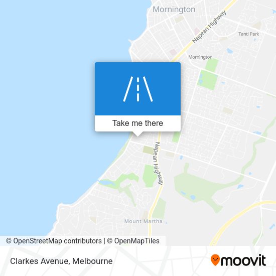 Clarkes Avenue map