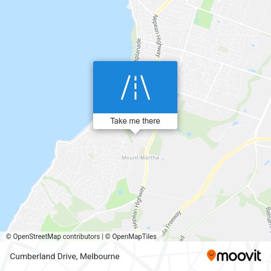 Cumberland Drive map