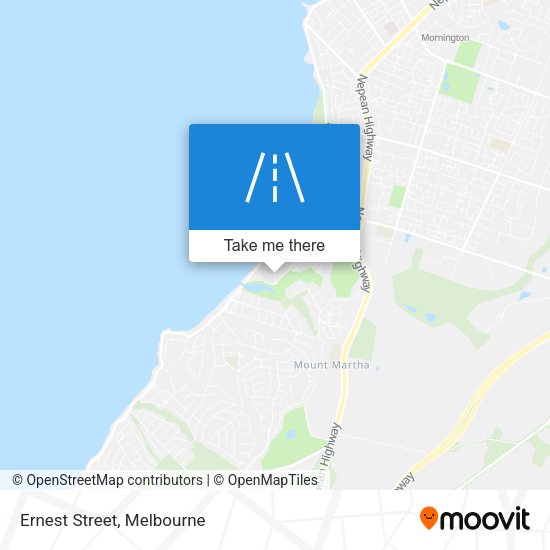 Ernest Street map
