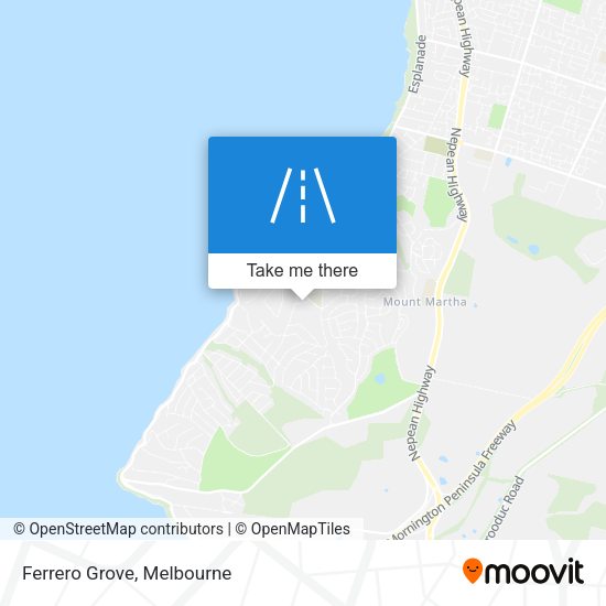 Ferrero Grove map