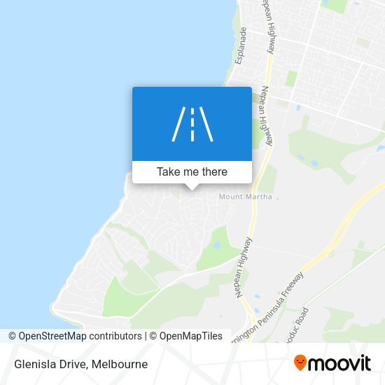 Glenisla Drive map