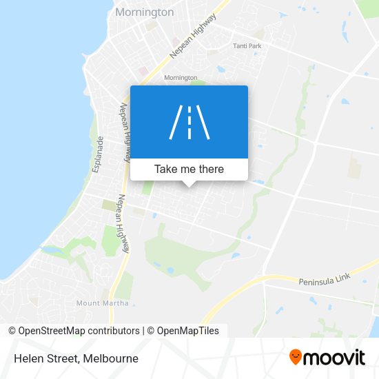 Helen Street map