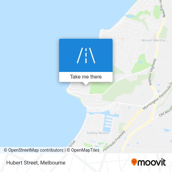 Hubert Street map