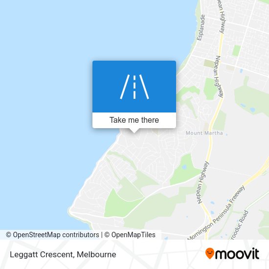 Leggatt Crescent map