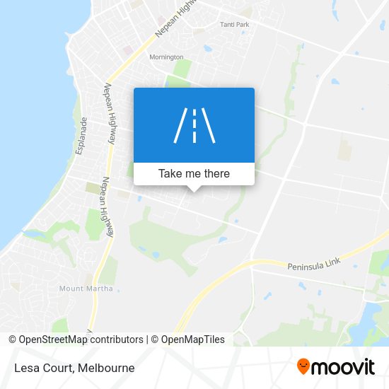 Lesa Court map