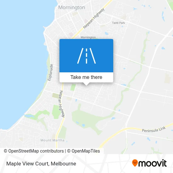 Mapa Maple View Court