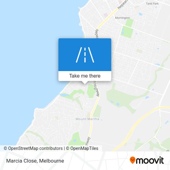 Marcia Close map