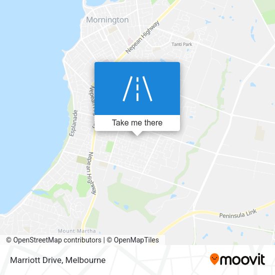 Marriott Drive map