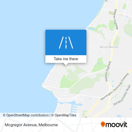 Mcgregor Avenue map