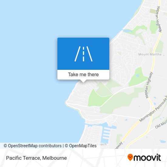 Pacific Terrace map