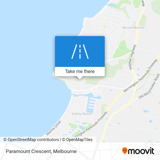 Paramount Crescent map