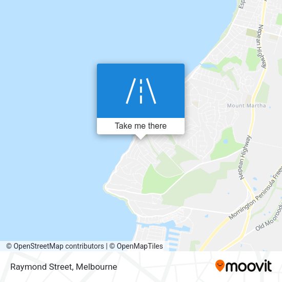 Raymond Street map