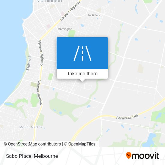 Sabo Place map