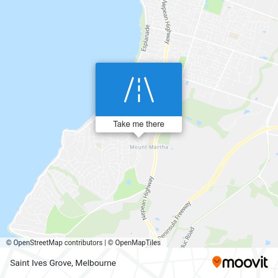 Saint Ives Grove map