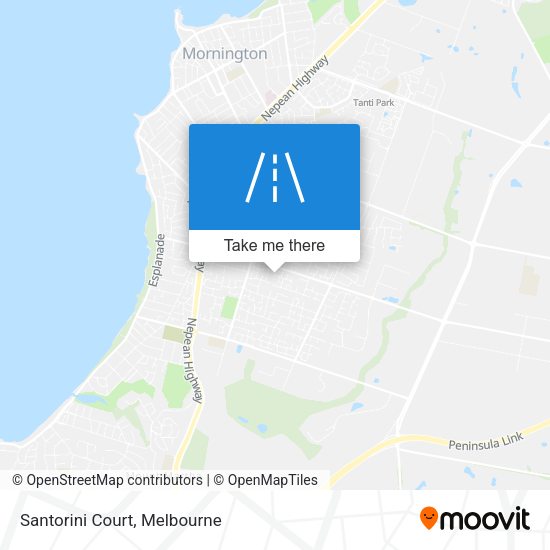 Santorini Court map