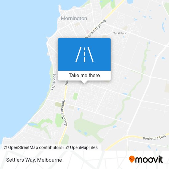 Settlers Way map