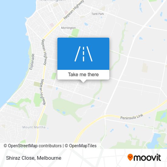 Shiraz Close map