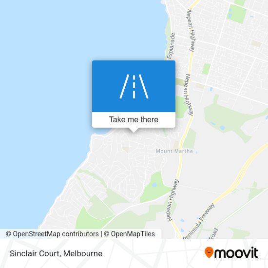 Sinclair Court map