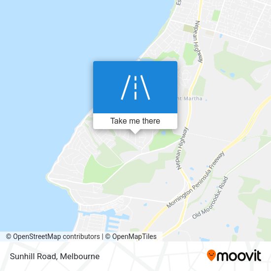Sunhill Road map