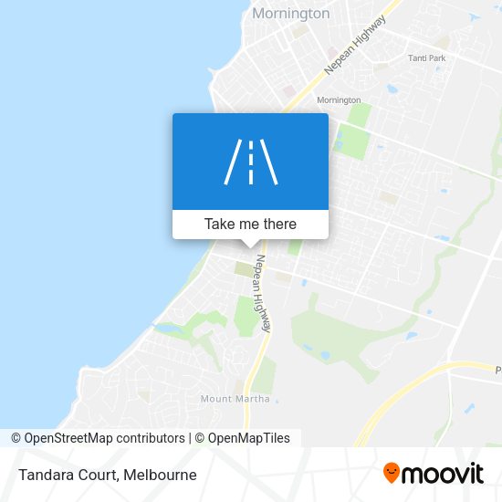 Tandara Court map