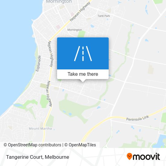 Tangerine Court map