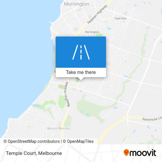 Temple Court map