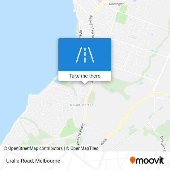 Uralla Road map