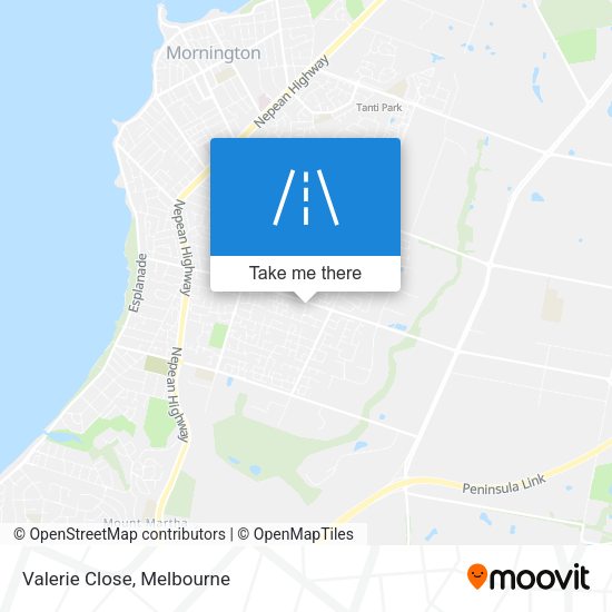 Valerie Close map