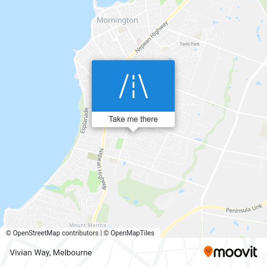 Vivian Way map
