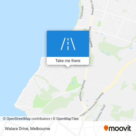 Walara Drive map