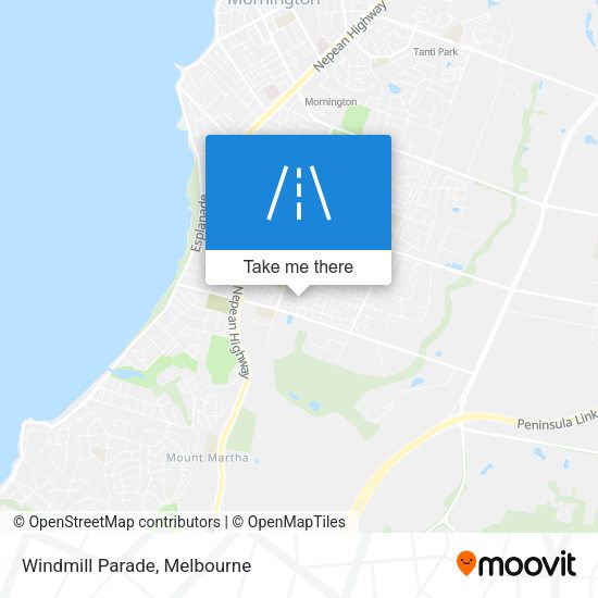 Windmill Parade map