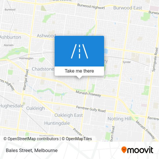 Bales Street map