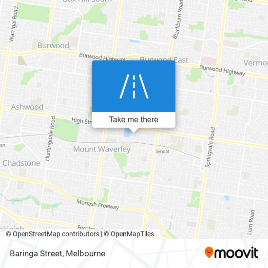 Baringa Street map