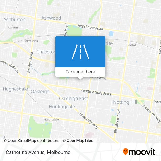 Catherine Avenue map