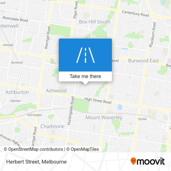 Herbert Street map
