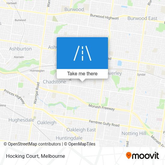 Hocking Court map
