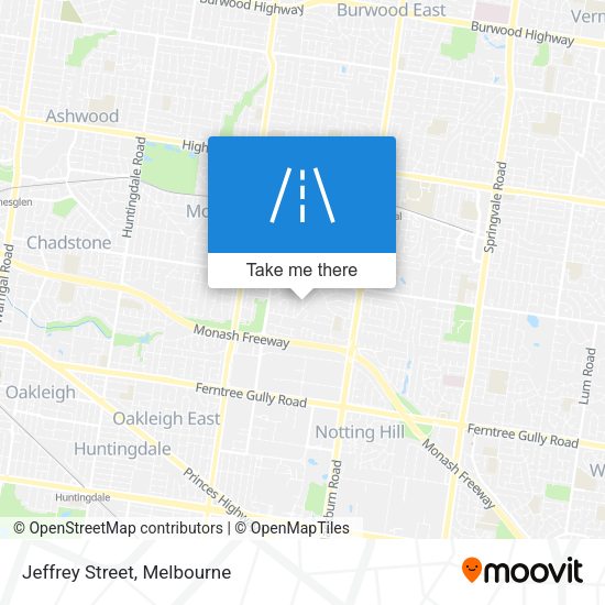 Jeffrey Street map