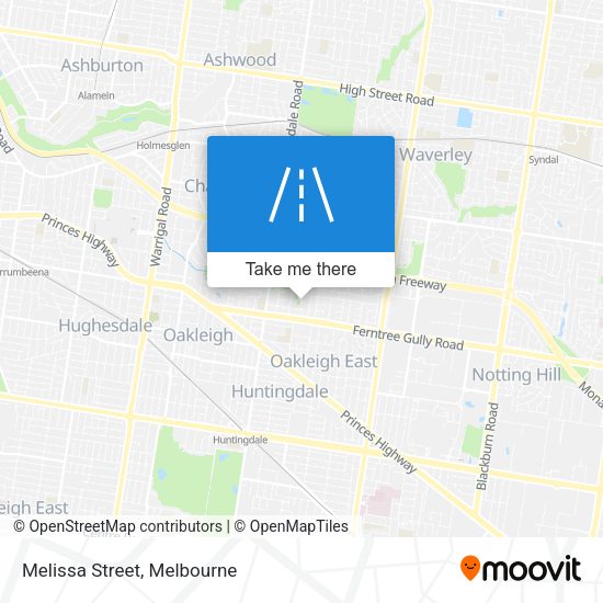 Melissa Street map