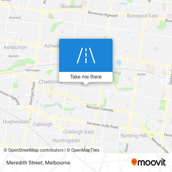 Meredith Street map