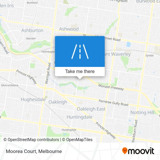 Moorea Court map