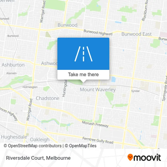Mapa Riversdale Court