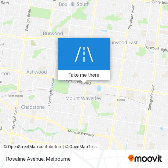 Rosaline Avenue map