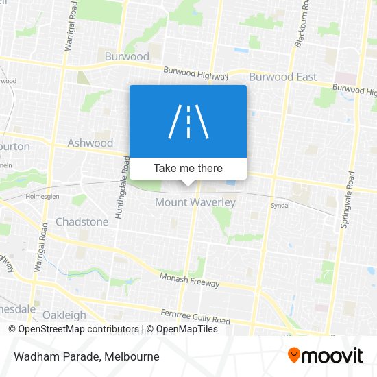 Wadham Parade map