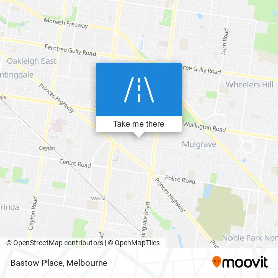 Bastow Place map