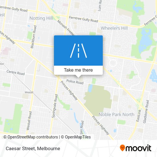 Caesar Street map