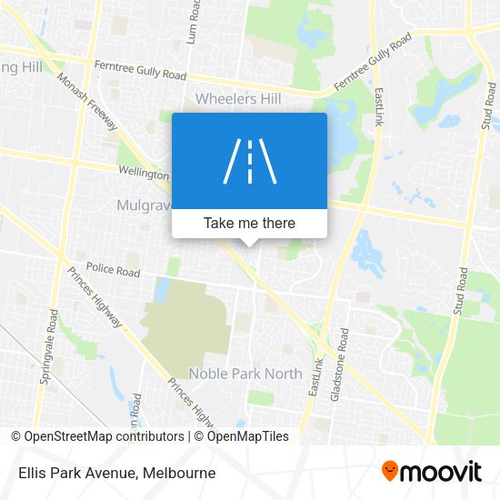Ellis Park Avenue map
